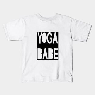 Yoga Babe Kids T-Shirt